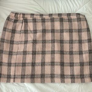 Wild Fable Pink plaid skirt